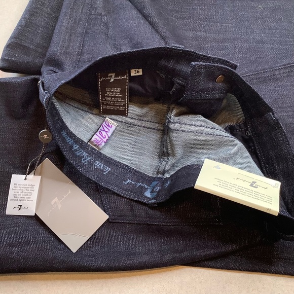7 For All Mankind Jeans 26X32 Bell Bottom Lexie Mercer NWT! - Picture 4 of 5